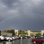 Parking lot rainbow
