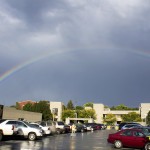 Parking lot rainbow