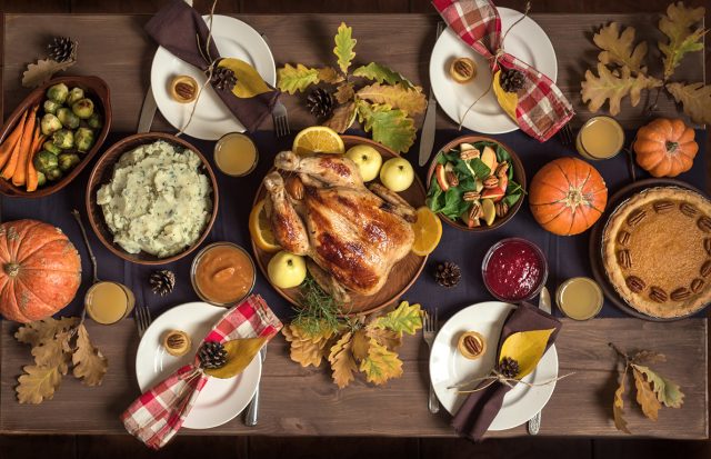 Thanksgiving dinner costs less this year