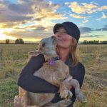 Lainey and Annie the Goat that is my logo