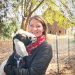 Lainey and Special Needs Goat Dempsey