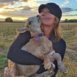 Lainey and Annie the Goat that is my logo