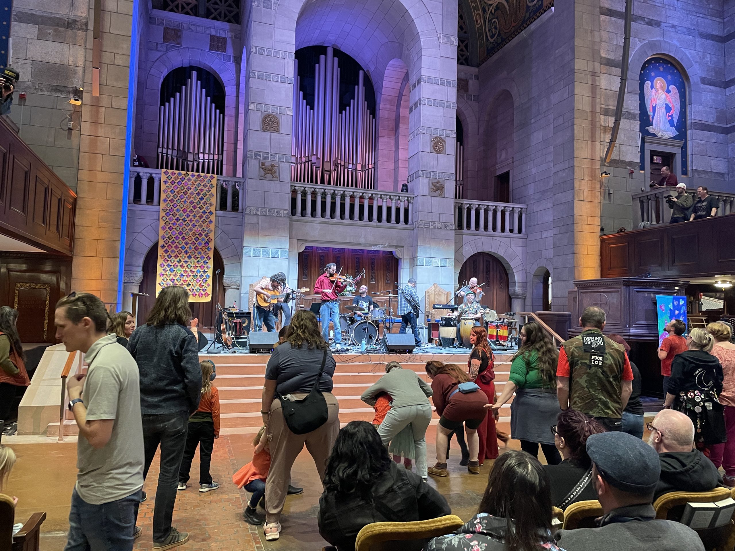 ‘Melt the ICE’ concert at Fountain Street Church unites the community