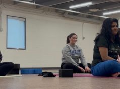 Namaste from GRCC’s Yoga Class