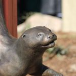 otter sculpture