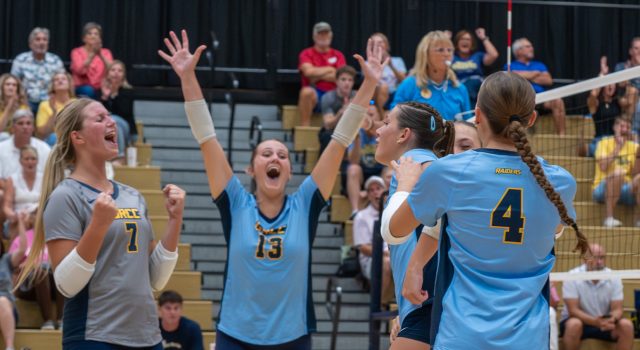 GRCC Volleyball Sweeps Delta College in Home Opener to Launch Coach Chip Will’s 20th Season