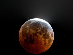 “Almost Blood Moon” Shines Down A Red-Orange Light The Other Night