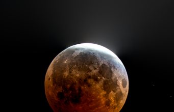 “Almost Blood Moon” Shines Down A Red-Orange Light The Other Night