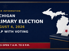 The 2026 Michigan Primary election is taking place tomorrow, August 4