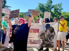 Five protesters arrested after Kent County Indivisible ICE Rally