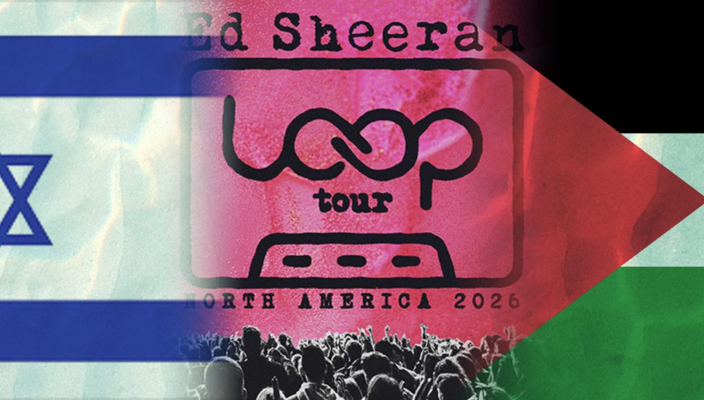 Ed Sheeran is in hot water following controversy with Macklemore’s ‘Free Palestine’ statement at the Loop Tour