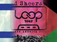 Ed Sheeran is in hot water following controversy with Macklemore’s ‘Free Palestine’ statement at the Loop Tour