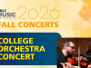 GRCC Music Presents Fall College Orchestra Concert